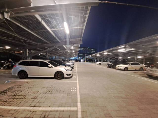 大溪水電行停車場照明安裝